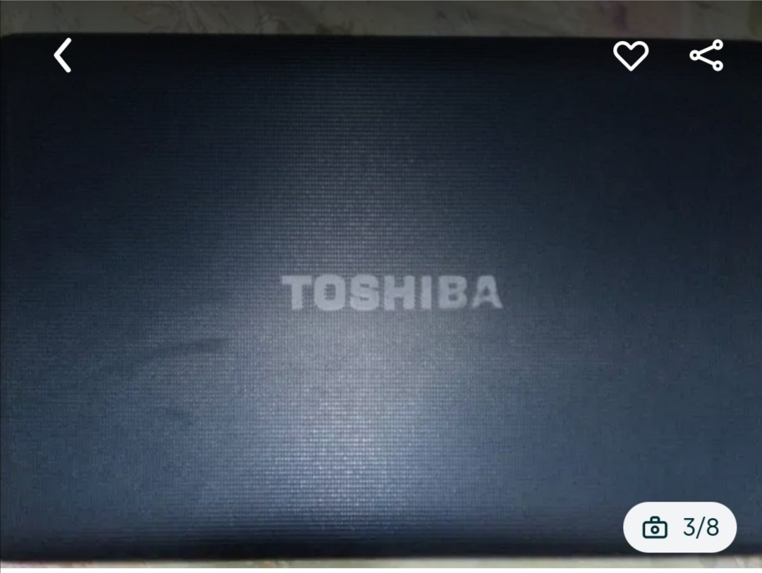 Toshiba laptop for sale Cor i5