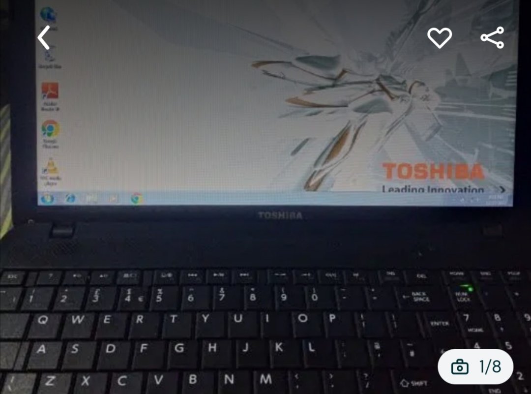 Toshiba laptop for sale Cor i5