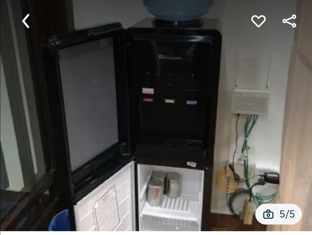 Dawlance Noir Red Water Dispenser with Refrigerator (Within Warranty)