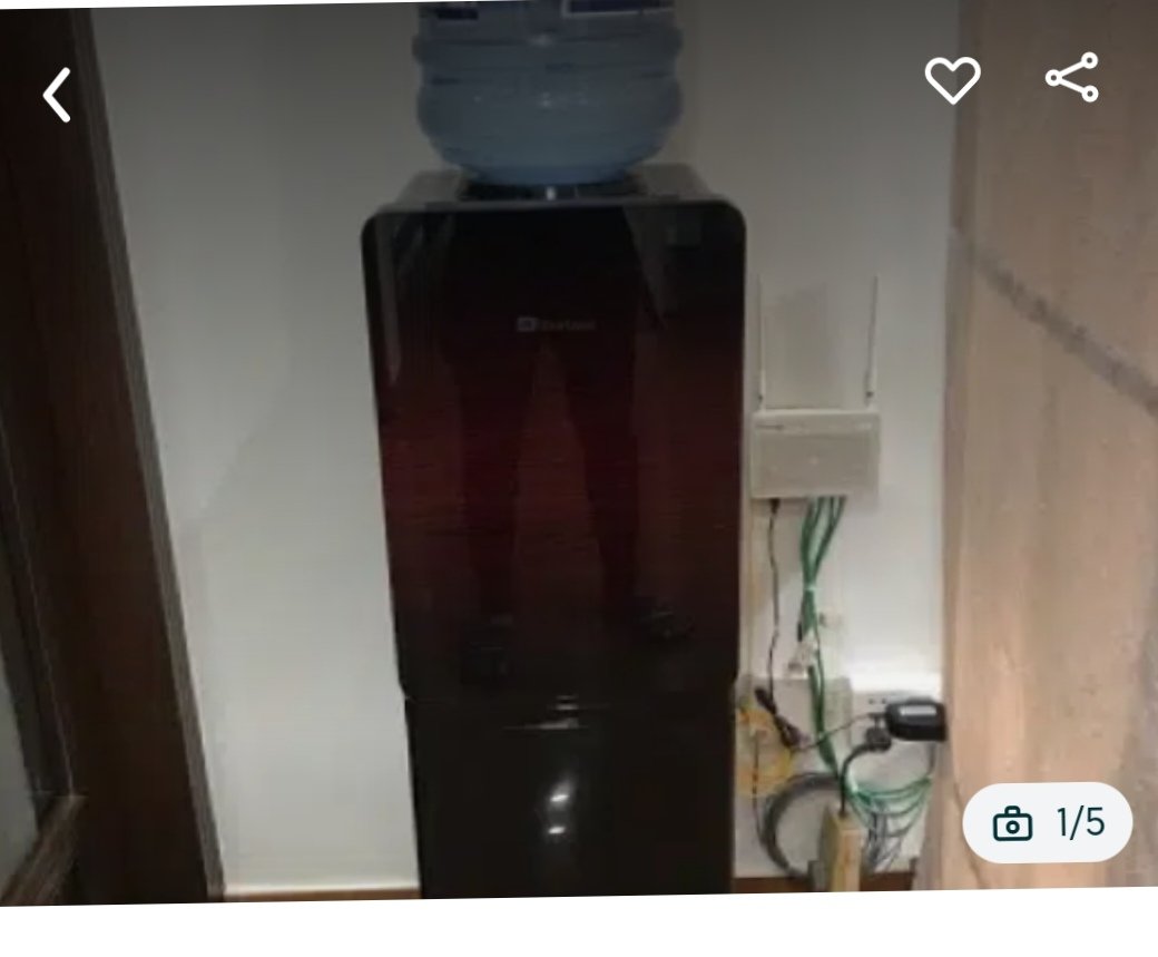 Dawlance Noir Red Water Dispenser with Refrigerator (Within Warranty)