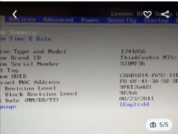 Lenovo Thinkcentre M71z All in One