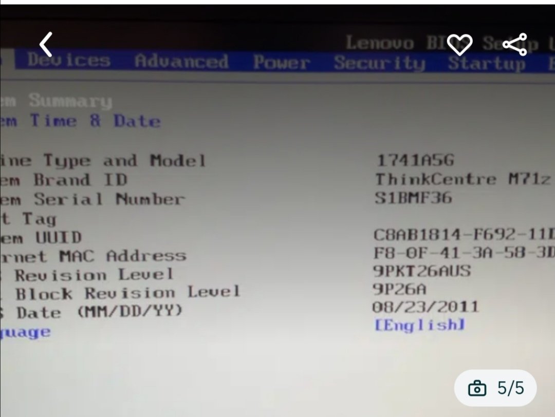 Lenovo Thinkcentre M71z All in One