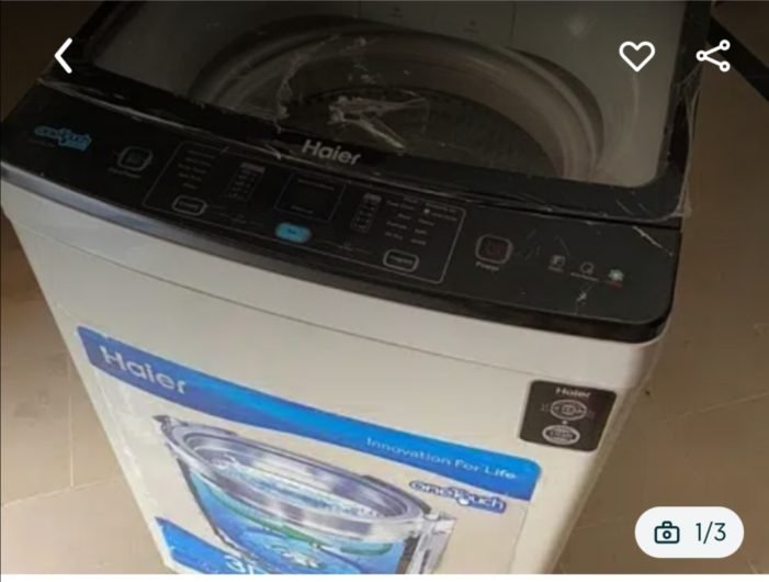 Haier full automatic washing machine Unused HWM 85-826