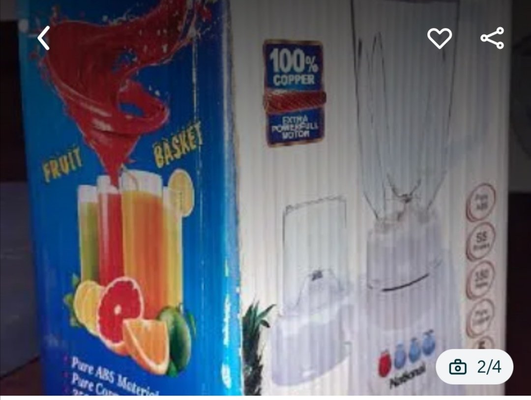 Brand new National 2 in 1 juicer blender black