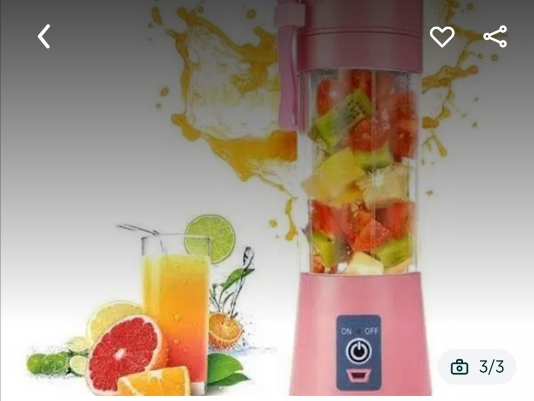 Portable Electric Juicer Blender Rechargeable