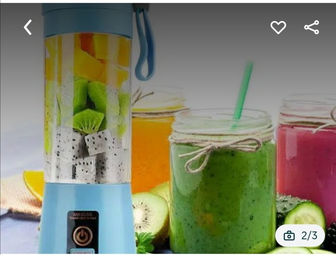 Portable Electric Juicer Blender Rechargeable