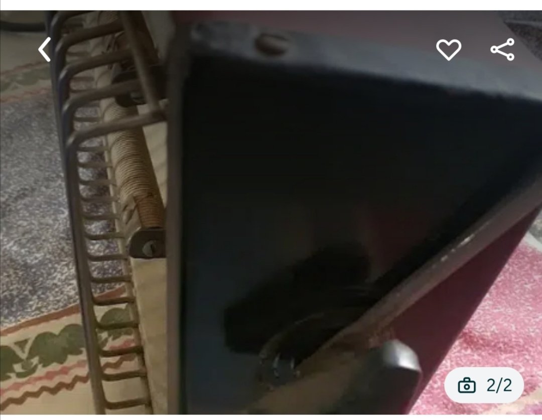 Electric Heater Double Rod Red Color