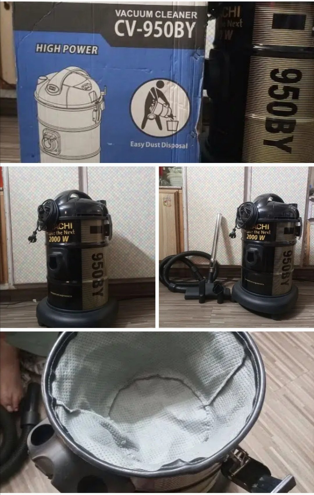 Vaccum Cleaner Hitachi CV-950BY (BLACK) 20 L Storage