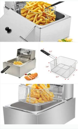 6L Electric Deep Fryer For Commercial & House Use Vacuum Cleaner Blend