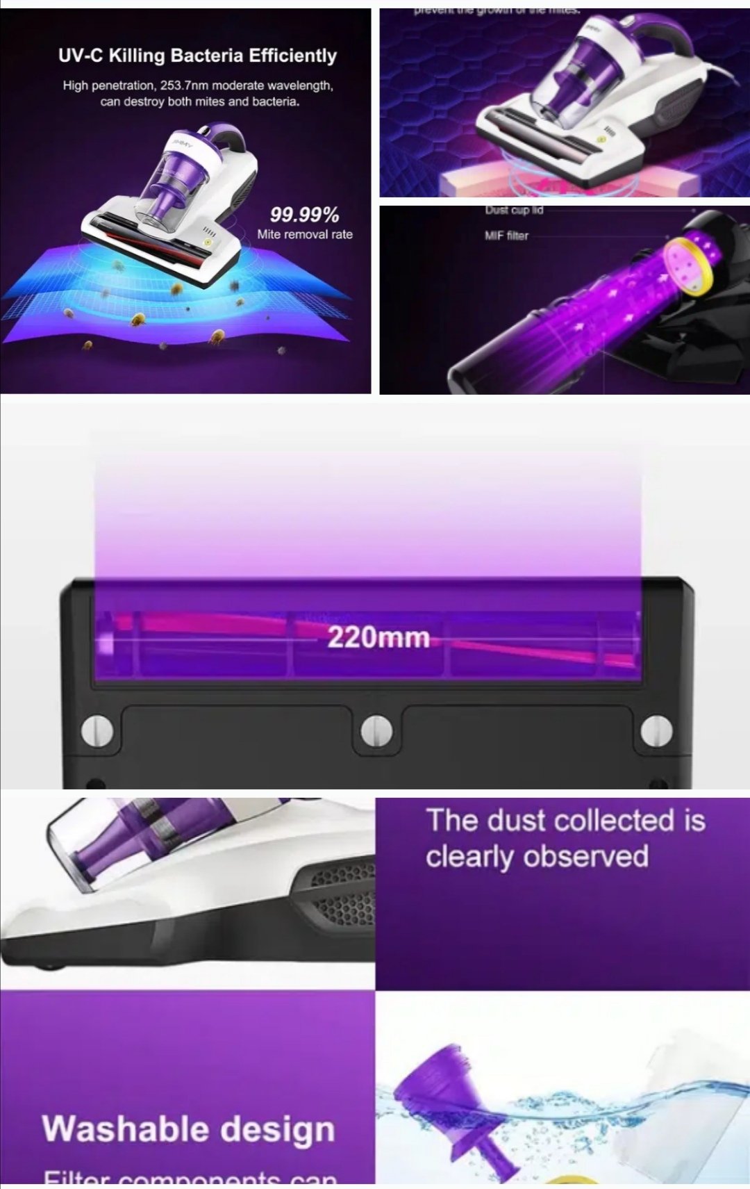 JIMMY JV12 Anti-mite Vacuum Cleaner