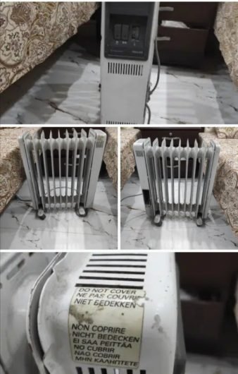 Philips oil heater in new condition