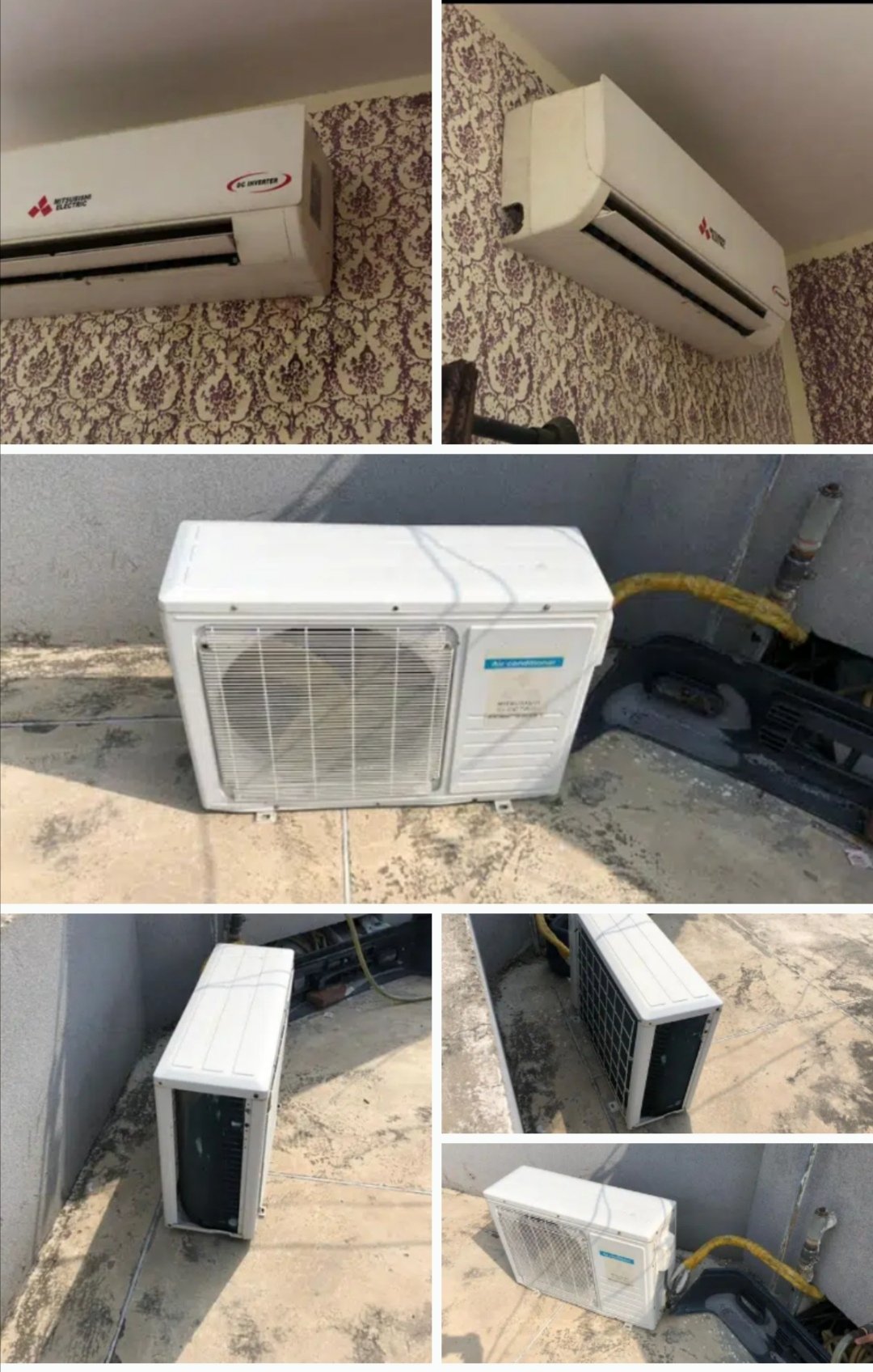 Mitsubishi dc inverter ac 1.5 ton
