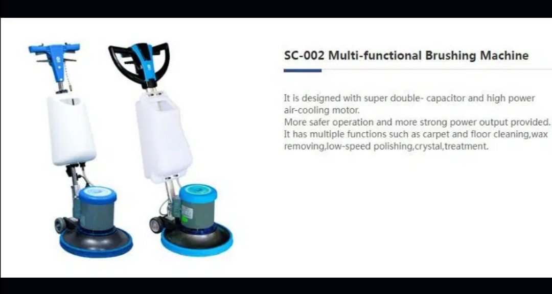 floor cleaning machine / single disk scrubbing machine