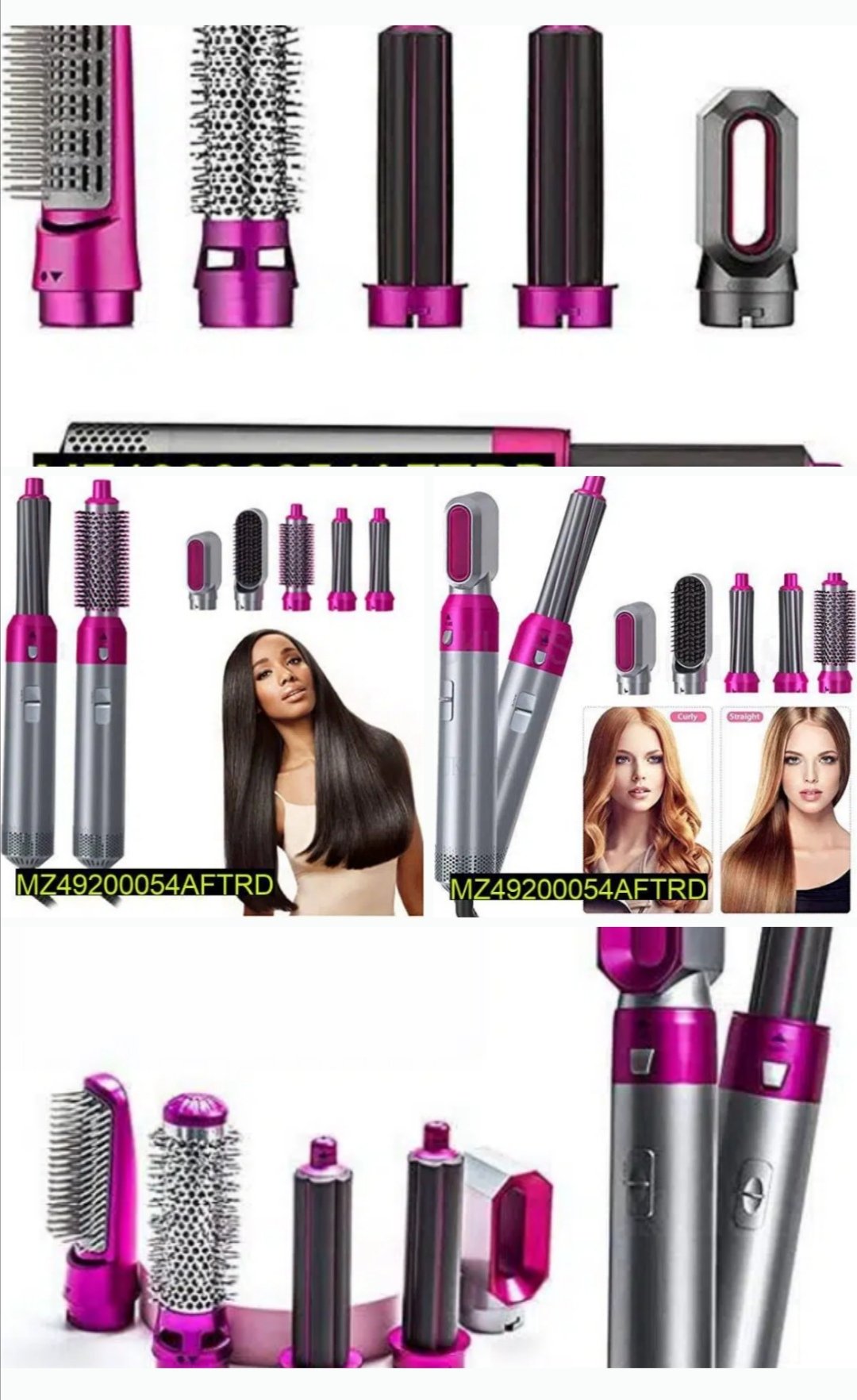 Electric hair dryer brush
