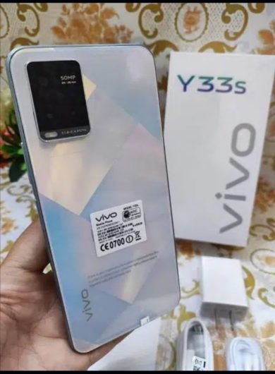 Vivo Y33S 8GB/256GB PTA Appverd dual sim box charger delvey free