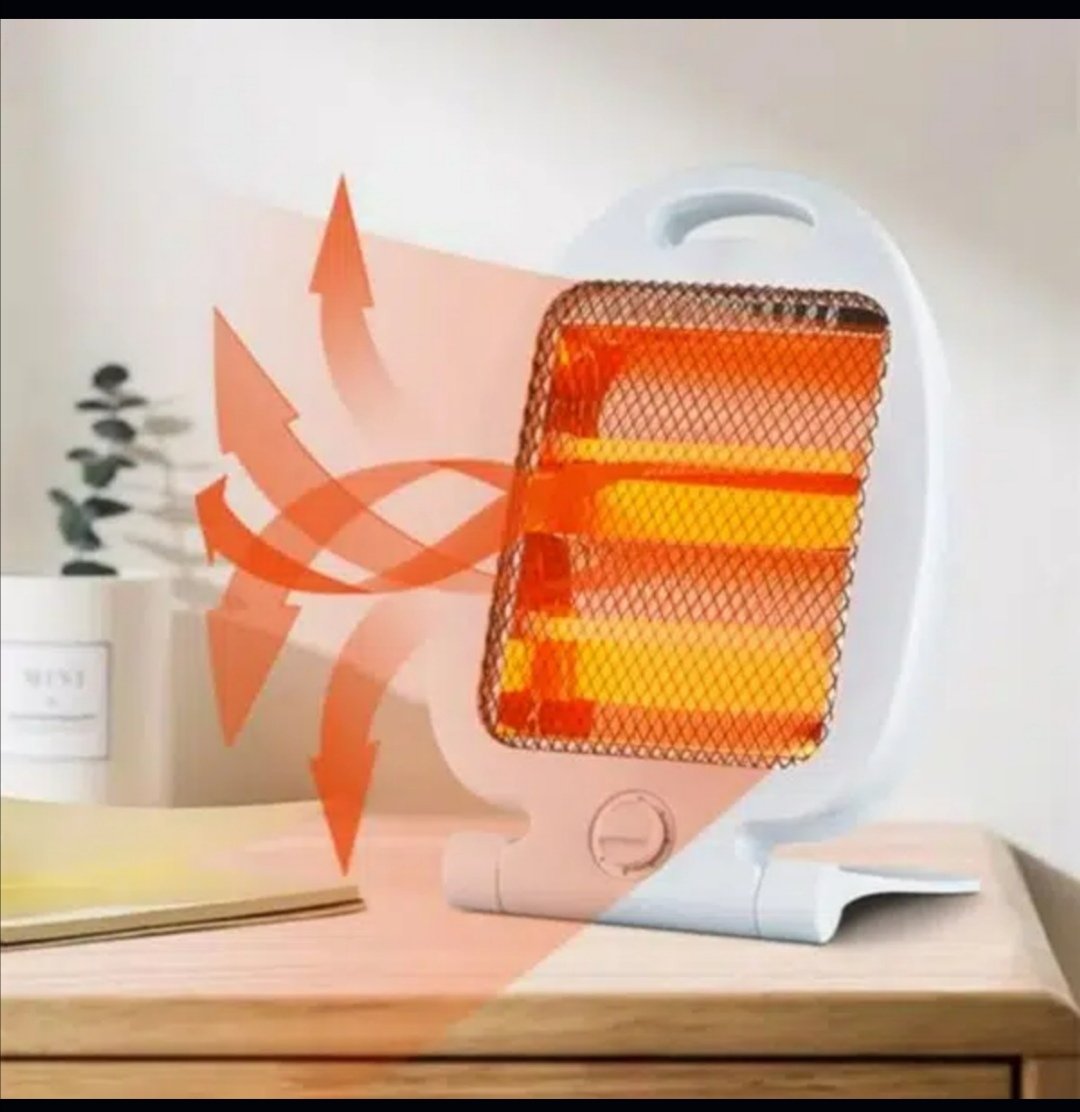 800W Space Heater Small Electric Ceramic Heater 2 Power Level