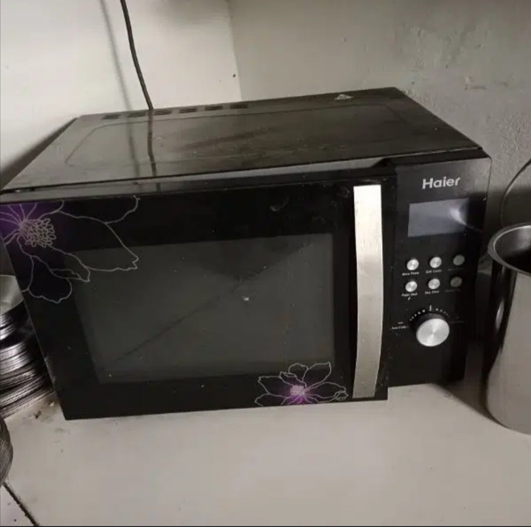 Large size microwave oven and cooking range