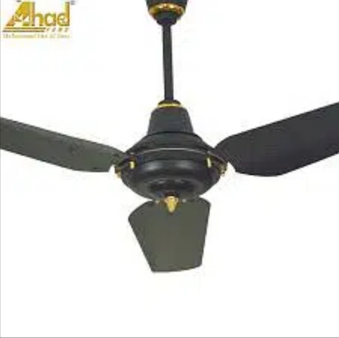 Ahad Ceiling Fan 56″ Copper Antique Black Gold