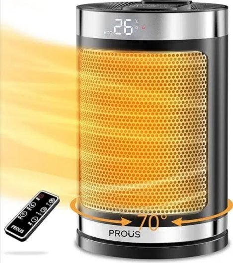 PROUS Electric Heater, Ceramic Heater, Fan Heater, Electric