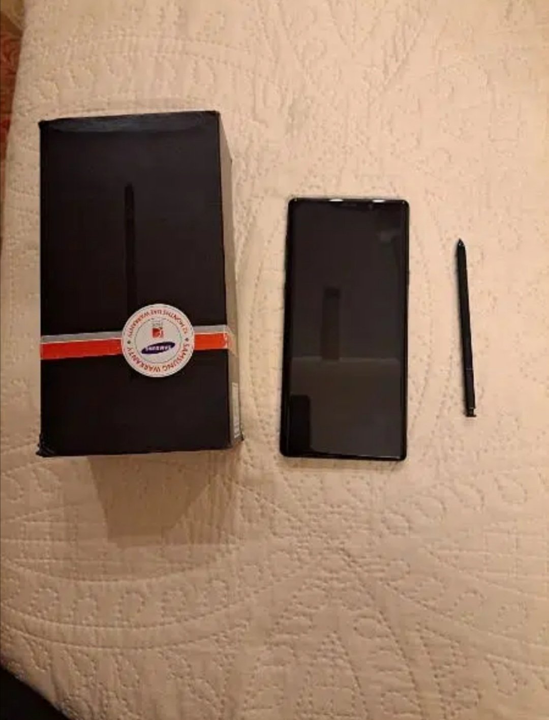 samsung galaxy note 9, pta approved with box, not used