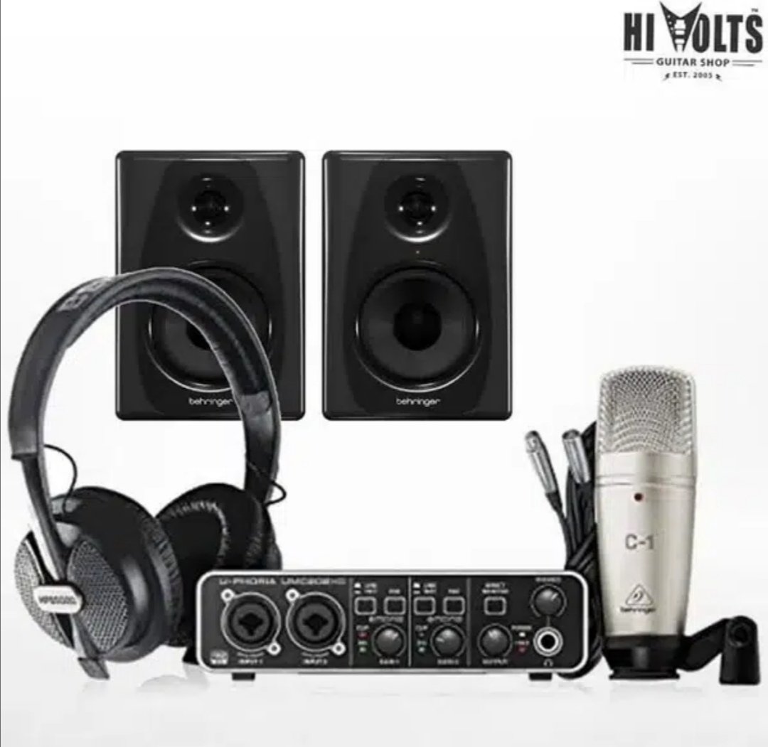 MIC, HEADPHONE, AUDIO INTERFACE, MONITERS & STUDIO PACKAGES | HI VOLTS