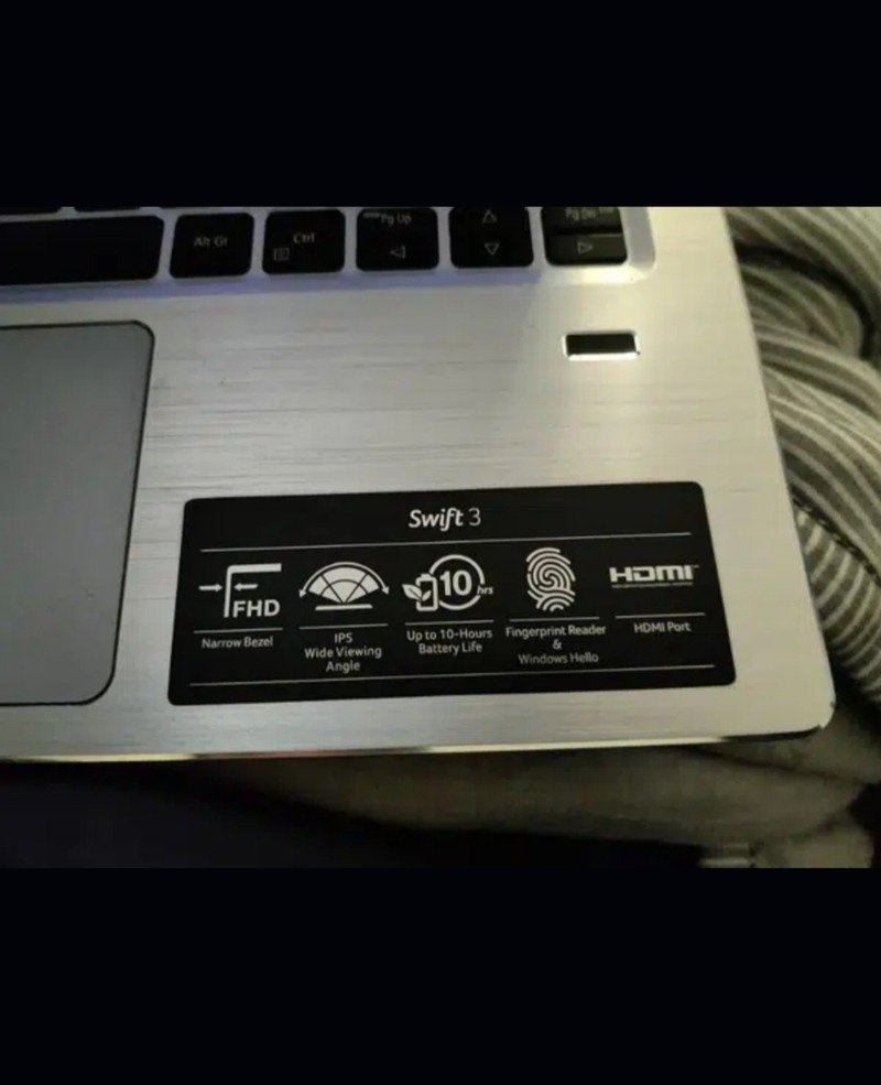 Acer Ryzen 5 series laptop