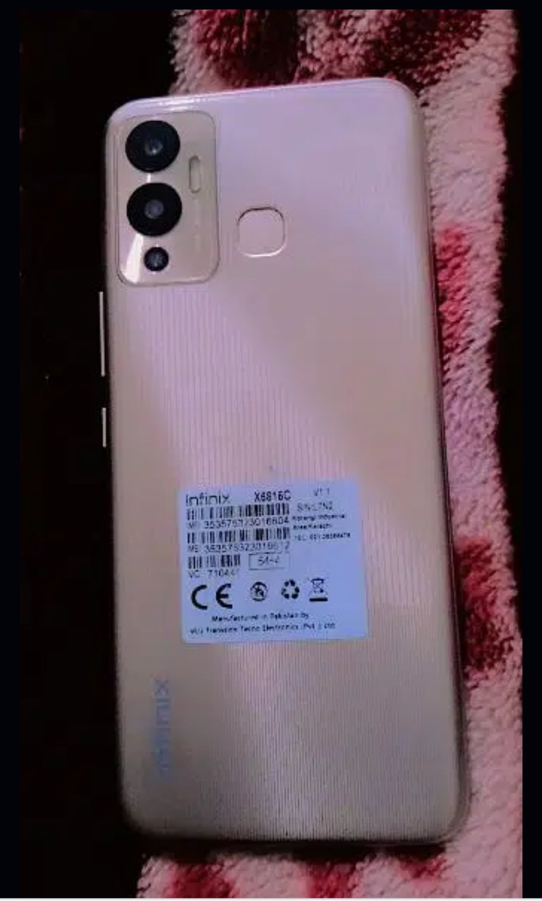 Infinix 4 gb RAM 64 gb ROM