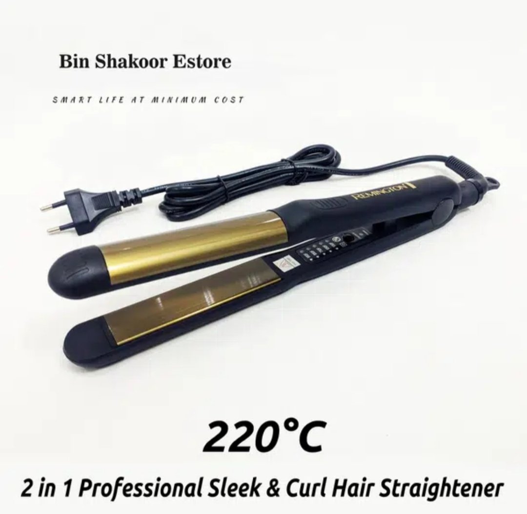 Professional Hair Straightener 2in1