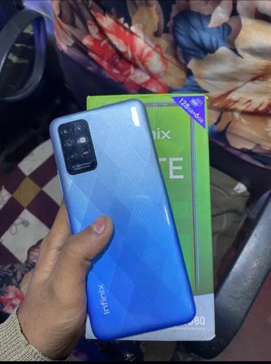 infinix note 8i 6/128 box charger