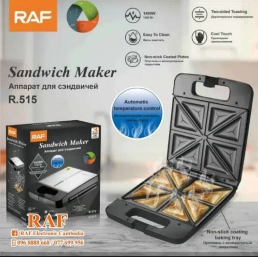 R A F ORIGINAL 4 SLICE SANDWICH MAKER TOASTER IMPORTED PREMIUM QUALITY