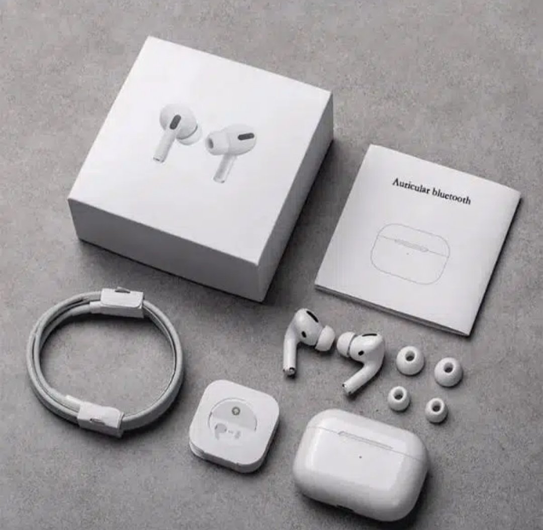 Airpods pro with ANC.