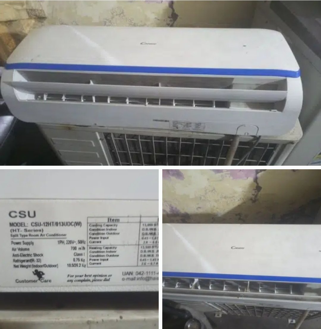 Candy model csu 12HT DC inverter
