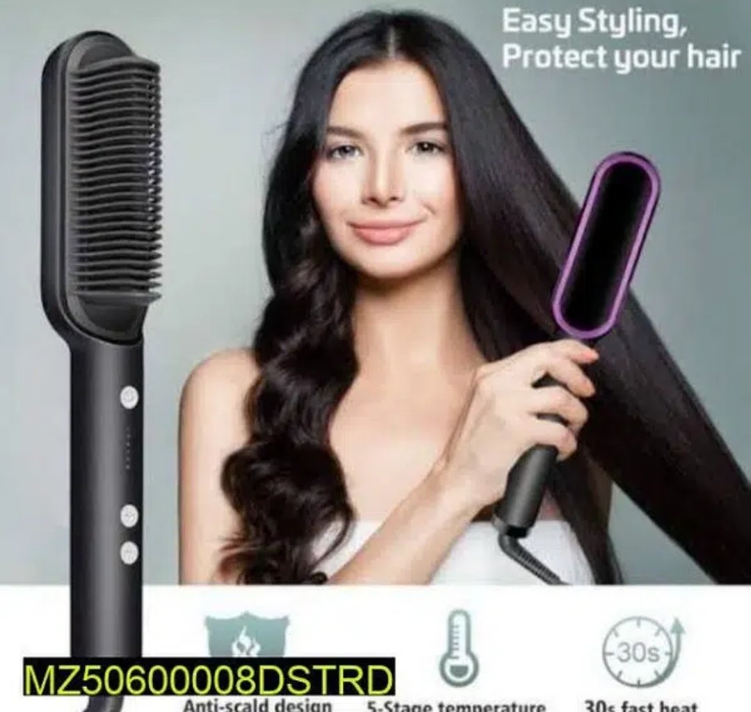 Profesional hair straightener brush
