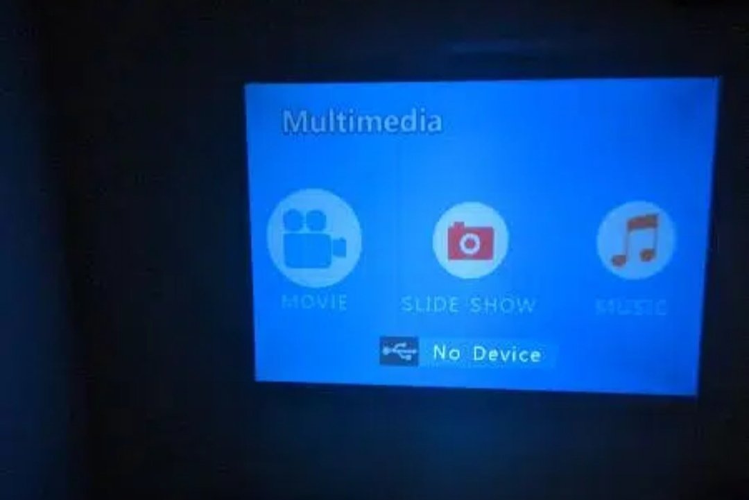 multimedia projector USB and SD card support 50 inch screen