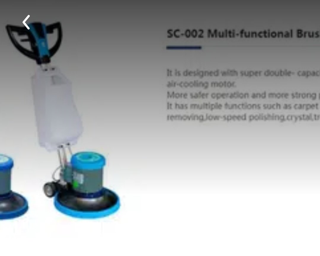 floor cleaning machine / single disk scrubbing machine