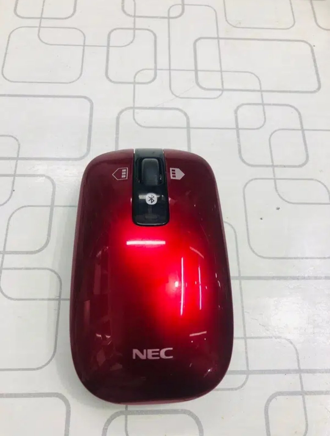 NEC Bluetooth Mouse MT-1626 Wireless Lavie Genuine (Red) Branded