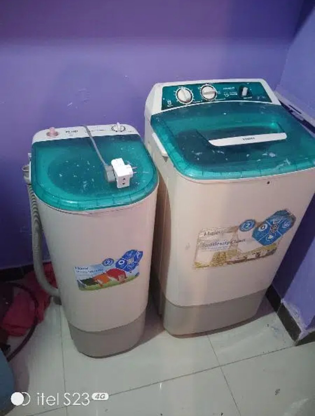 Haier new washing machine and new dryer plus washer