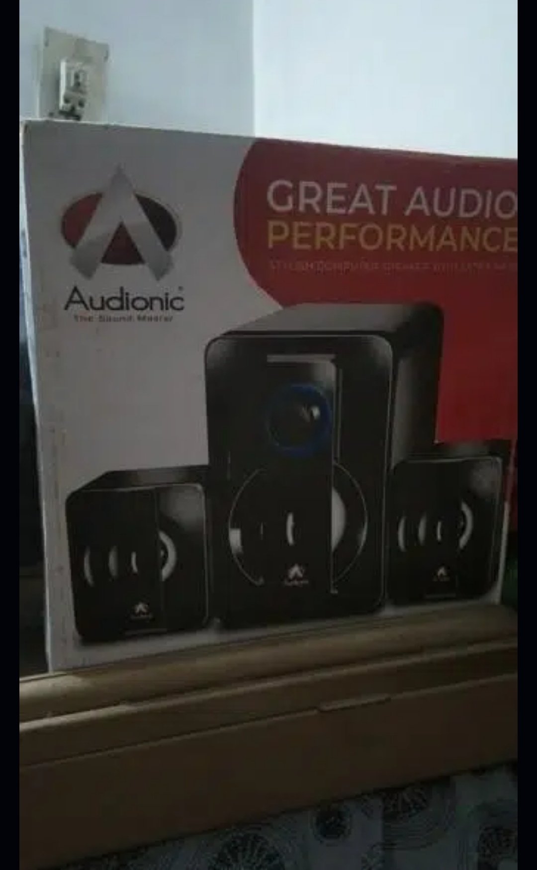 New Audionic Speaker. connect Bluetooth, Laptop and LED