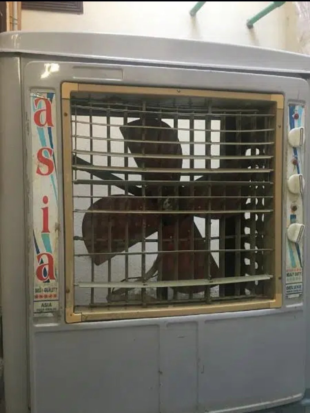 Asia Best Quality Room Cooler,Steel body,Gray Color,Large Size