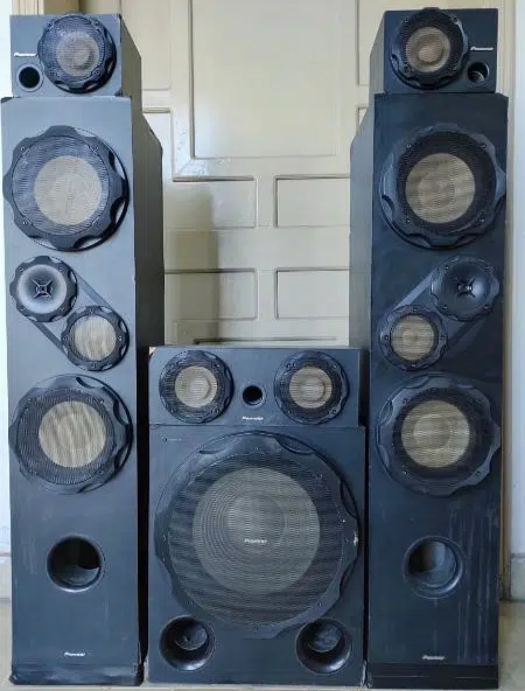 Pioneer 5.1 Complete Sound System Subwoofer Center Surround Speaker