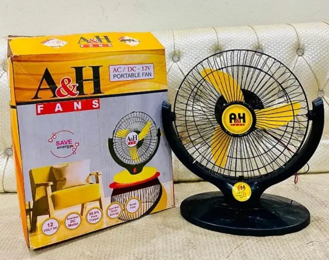 Table fan 12v DC 12 ka guard ma
