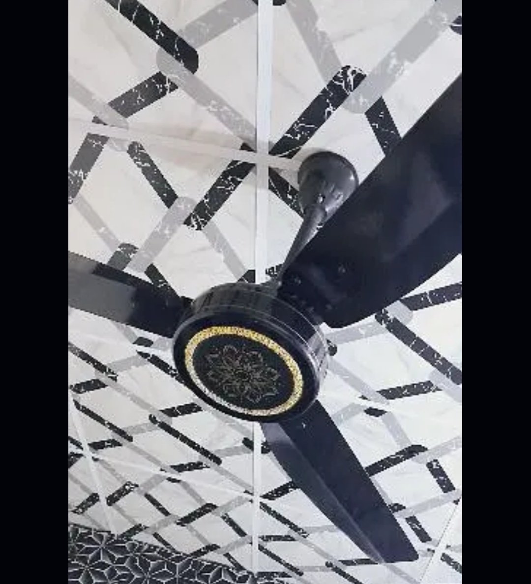 Celling fan 56 inch . Black colour