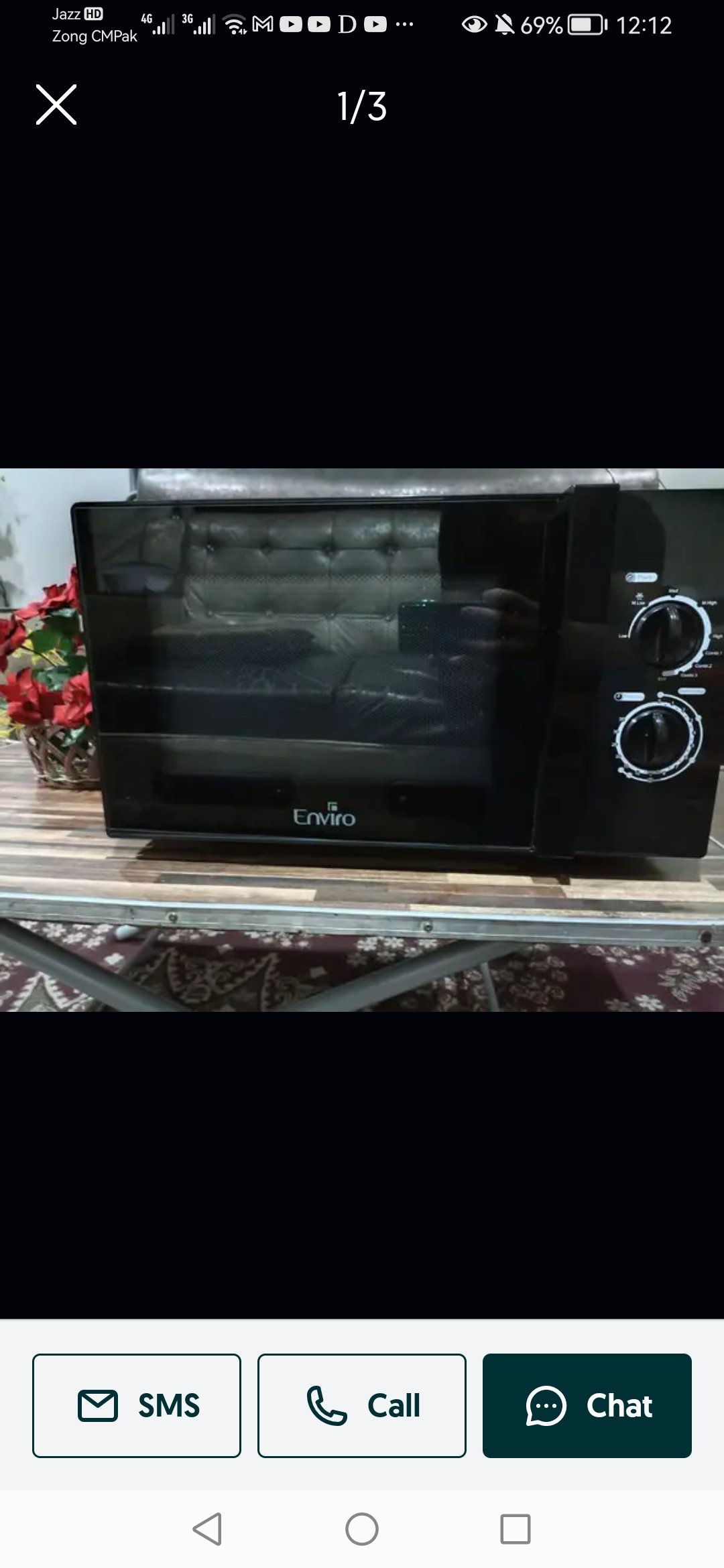 ENVIRO ENR-25XMG2 MICROWAVE OVEN