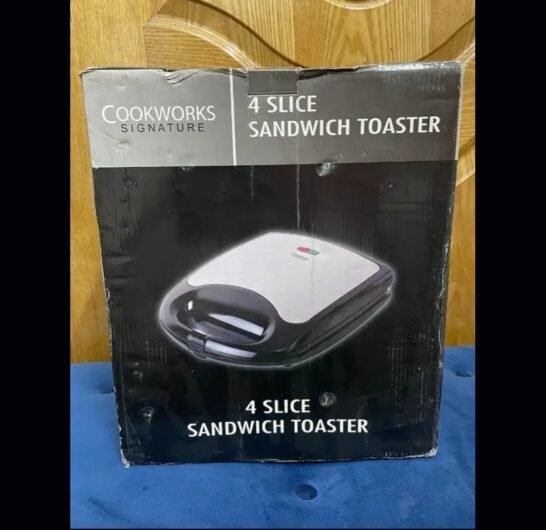 Sandwich Maker 4 Slice ( Cookworks Signature ) UK Imported
