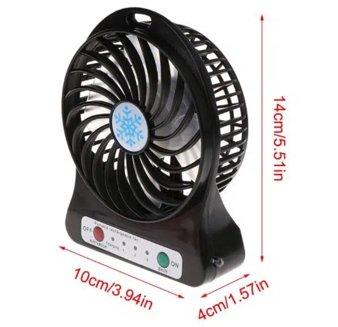 Portable Mini Multi-Functional USB Rechargeable Fan