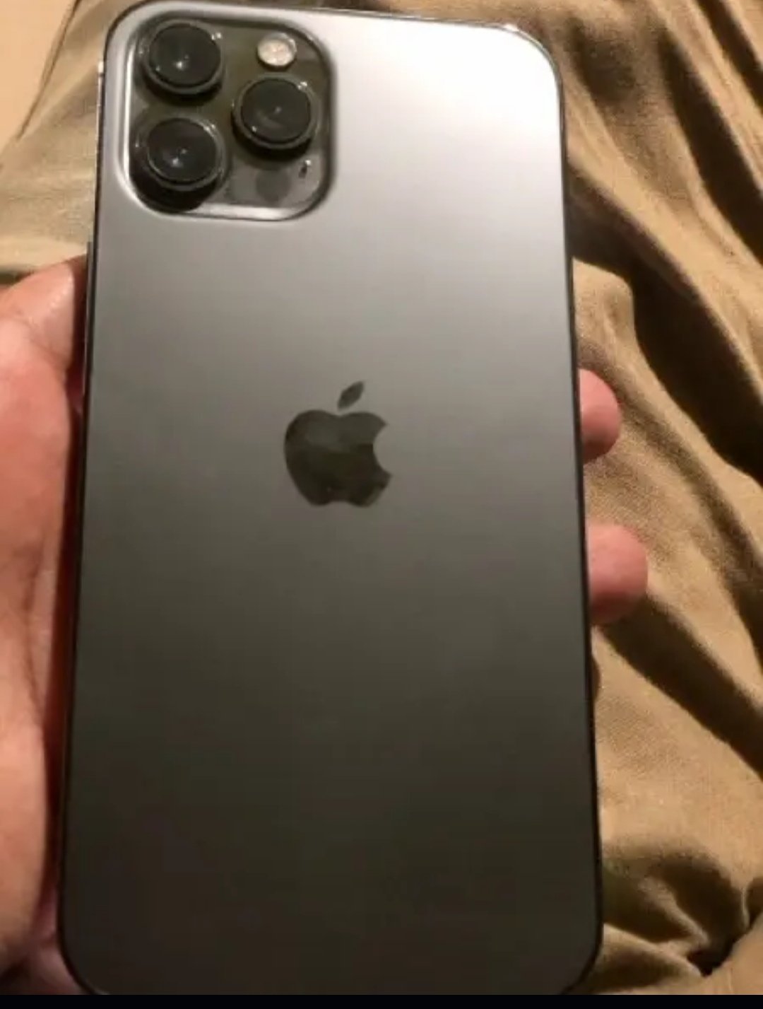 Apple iphone 12 pro max 128 GB JV Display Message