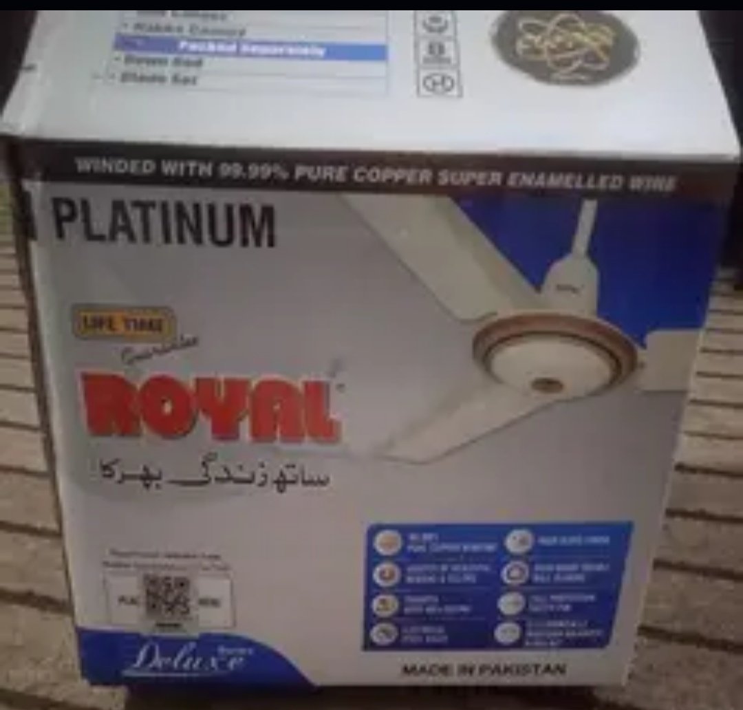 New Royal fan