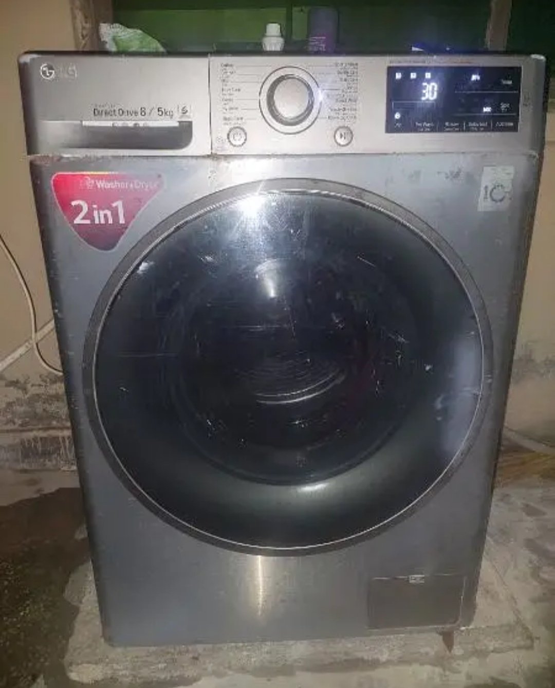 lg front load washing machine 8 kg best working