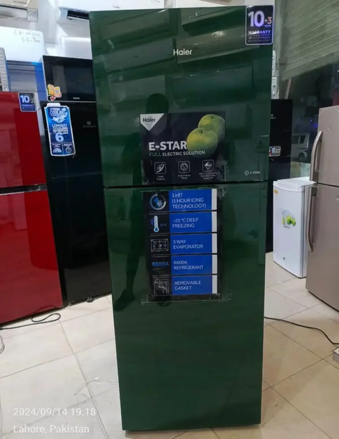 HAier fridge GD large size with card