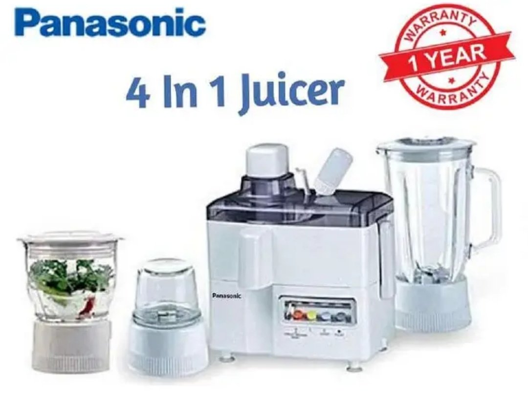 Imported Panasonics Juicer Machine 4in1, Juicer-Blender-Chopper